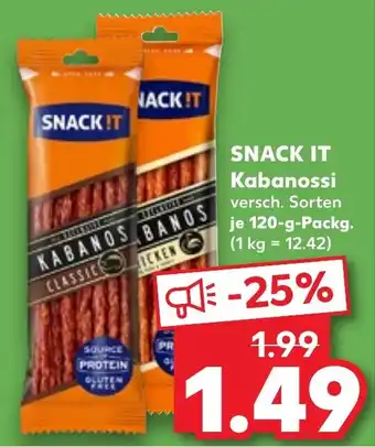 Kaufland SNACK IT Kabanossi Angebot