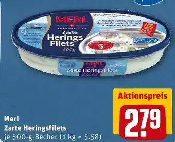 REWE Merl zarte heringsfilets Angebot