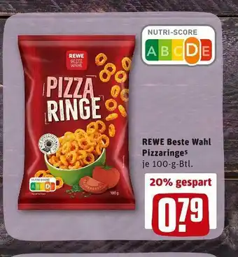 REWE Rewe beste wahl pizzaringe Angebot