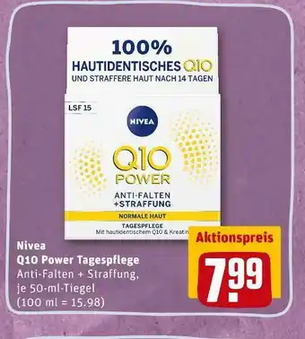 REWE Nivea q10 power tagespflege Angebot