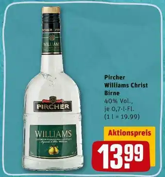 REWE Pircher williams christ birne Angebot