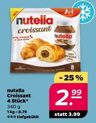 NETTO nutella Croissant 4 Stück Angebot