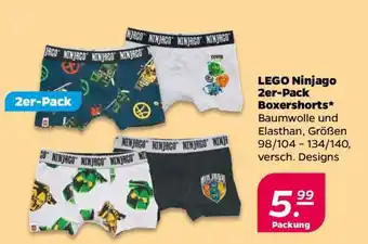 NETTO LEGO Ninjago 2er-Pack Boxershorts Angebot