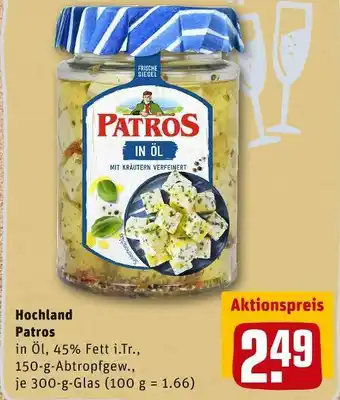 REWE Hochland patros Angebot