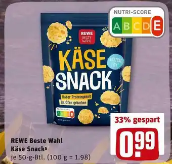 REWE Rewe beste wahl käse snack Angebot