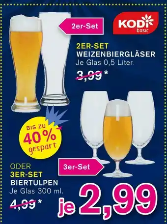 KODi Kodi basic biergläser Angebot