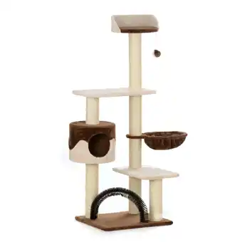 Netto Marken-Discount Silvio Design Kratzbaum Etagenboy beige-braun Angebot