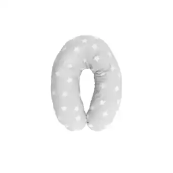 Netto Marken-Discount Lorelli Stillkissen Schwangerschaftskissen Sterne 190 cm 100% Baumwolle grau/Sterne Angebot