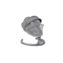 Netto Marken-Discount Cangaroo Babywippe iSwing, Musikfunktion, Timer, Fernbedienung, Aluminiumrahmen hellgrau Angebot