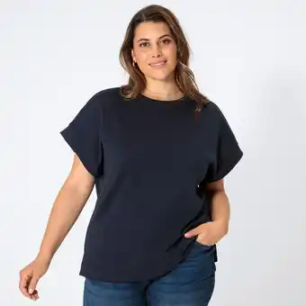 NKD Damen-Sweat-T-Shirt mit Rundhalsausschnitt, große Größen Angebot