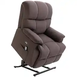 Netto Marken-Discount HOMCOM Fernsehsessel mit Aufstehhilfe Polyester, Stahl Angebot