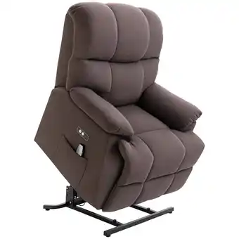 Netto Marken-Discount HOMCOM Fernsehsessel mit Aufstehhilfe Polyester, Stahl Angebot