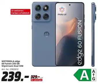 MediaMarkt MOTOROLA edge 60 Fusion 256 GB Slipstream Dual SIM Angebot