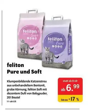 Das Futterhaus Feliton Pure Und Soft Angebot