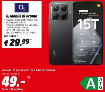 MediaMarkt XIAOMI 15T PRO BLACK 12GB RAM 512GB ROM Angebot