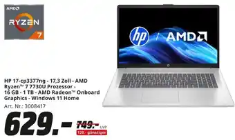 MediaMarkt HP 17-cp3377ng 17,3 Zoll AMD Angebot
