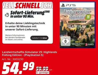 MediaMarkt Landwirtschafts-Simulator 25: Highlands Fishing Edition - [PlayStation 5] Angebot