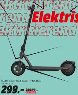 MediaMarkt XIAOMI Scooter Elite E-Scooter (10 Zoll, Black) Angebot