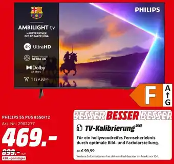 MediaMarkt PHILIPS 55 PUS 8550/12 Angebot