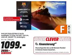 MediaMarkt PHILIPS 650LED760/12 OLED Ambilight TV Angebot