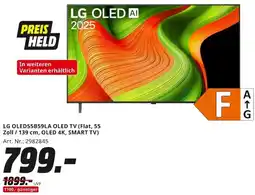 MediaMarkt LG OLED55B59LA OLED TV (Flat, 55 Zoll / 139 cm, OLED 4K, SMART TV) Angebot