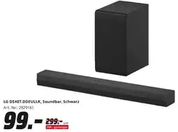MediaMarkt LG DS40T.DDEULLK, Soundbar, Schwarz Angebot