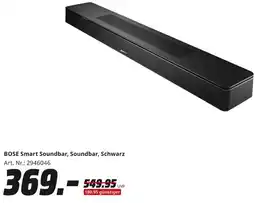 MediaMarkt BOSE Smart Soundbar, Soundbar, Schwarz Angebot