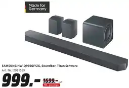 MediaMarkt SAMSUNG HW-Q995GF/ZG, Soundbar, Titan Schwarz Angebot