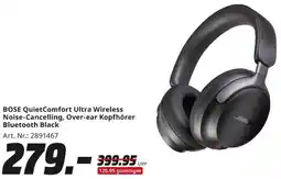 MediaMarkt BOSE QuietComfort Ultra Wireless Noise-Cancelling, Over-ear Kopfhörer Bluetooth Black Angebot