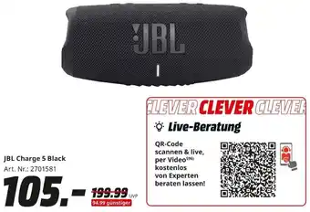 MediaMarkt JBL Charge 5 Black Angebot
