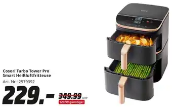 MediaMarkt Cosori Turbo Tower Pro Smart Heißluftfritteuse Angebot