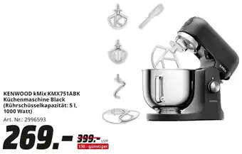 MediaMarkt KENWOOD KkMix KMX751ABK Küchenmaschine Black Angebot