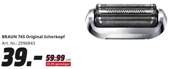 MediaMarkt BRAUN 74S Original Scherkopf Angebot