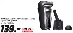 MediaMarkt BRAUN 71-S7200cc Herrenrasierer Series 7 (360° Flex System) Angebot