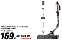 MediaMarkt ROWENTA RH2039 X-Force Flex 9.60 Allergy Akkusauger Angebot