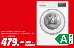 MediaMarkt SIEMENS WM14N12A iQ300 Waschmaschine Angebot