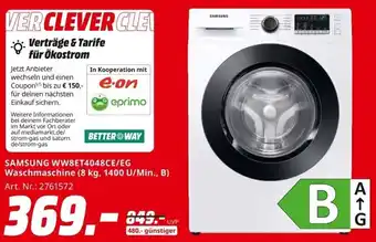 MediaMarkt SAMSUNG WW8ET4048CE/EG Waschmaschine Angebot