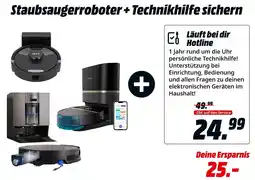 MediaMarkt Staubsaugerroboter + Technikhilfe sichern Angebot