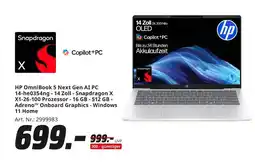 MediaMarkt Hp omnibook 5 next gen ai pc Angebot