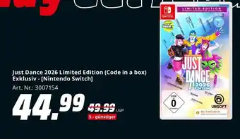 MediaMarkt Just dance 2026 limited edition Angebot