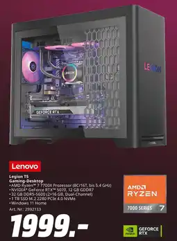 MediaMarkt Lenovo legion t5 gaming-desktop Angebot