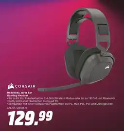 MediaMarkt Corsair hs80 max, over ear gaming headset Angebot