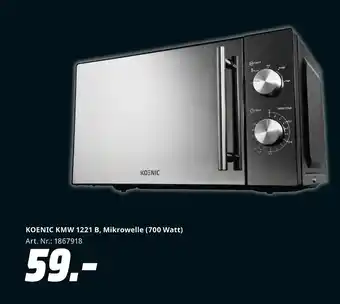 MediaMarkt Koenic kmw 1221 b, mikrowelle Angebot