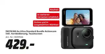 MediaMarkt Insta360 go ultra standard bundle actioncam Angebot