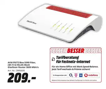 MediaMarkt Avm fritz!box 5590 fiber Angebot