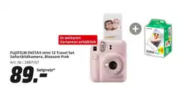 MediaMarkt Fujifilm instax mini 12 travel set sofortbildkamera Angebot