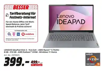 MediaMarkt Lenovo ideapad slim 3 Angebot