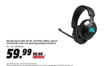 MediaMarkt Jbl quantum 400 Angebot