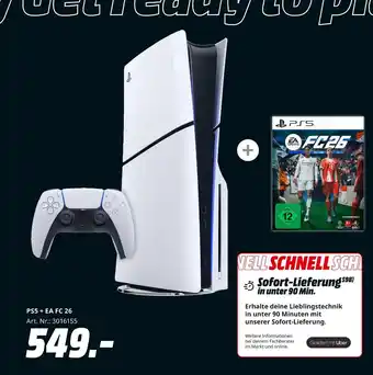 MediaMarkt Sony ps5 + ea fc 26 Angebot