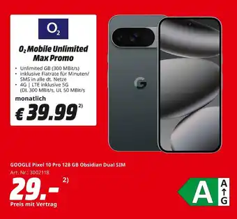 MediaMarkt Google pixel 10 pro Angebot